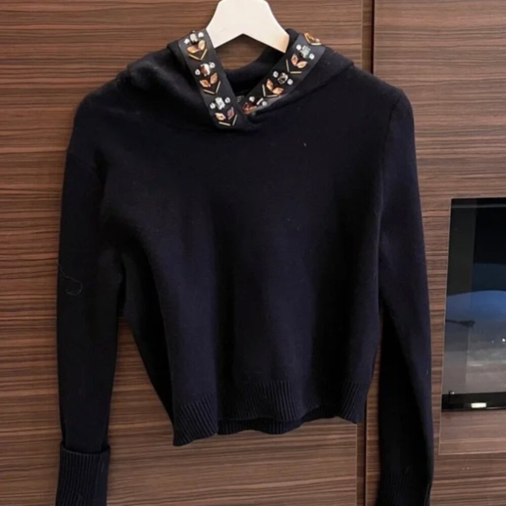 Zara knit hoodie